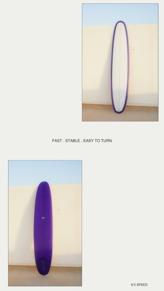 Rent Classic longboards imsouane hand shaped