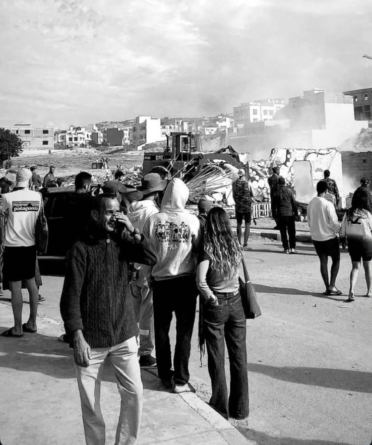 crying locals due to demolishing imsouane
