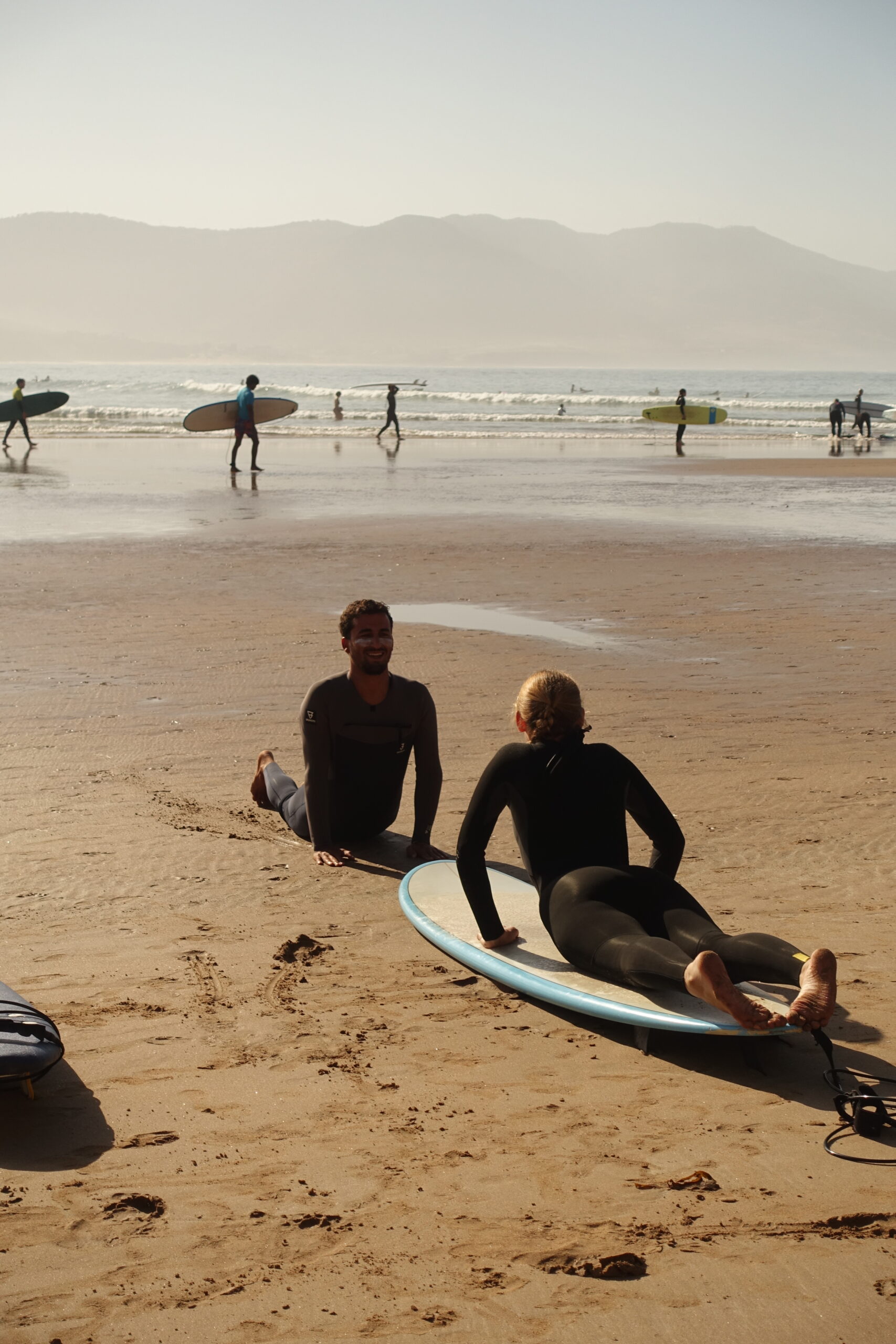 LEARN TO SURF IN PRIVATE LESSON WITH IMSOUANE VIBE SURF INSTRACTOR