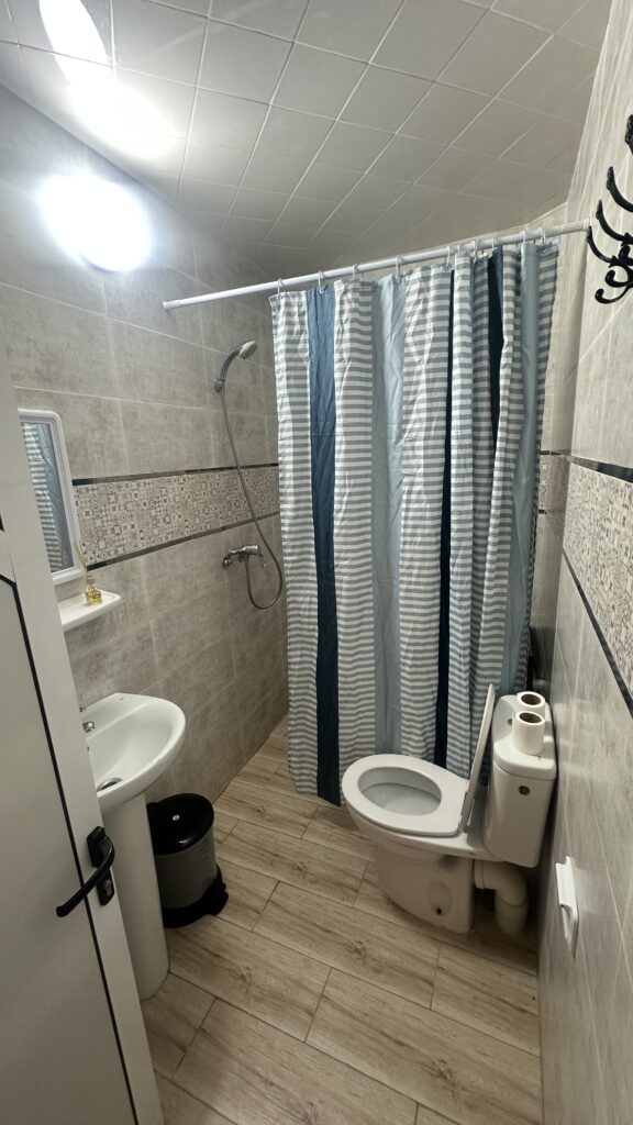 Bathroom of our imsouane surf camp accommodation